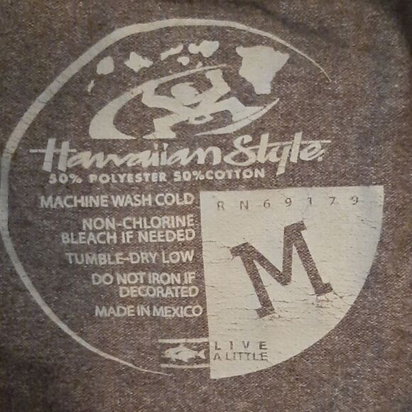 "Straight Off The Aina" Hawaii t-shirt M - Picture 3 of 3